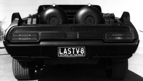 Last V8 Mad Max Interceptor at Silverton - Rear View