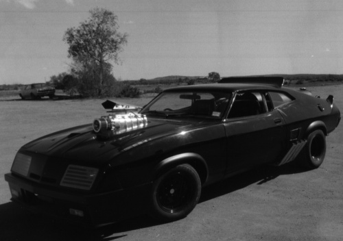 Last V8 Mad Max Interceptor at Silverton - Front Side Profile View