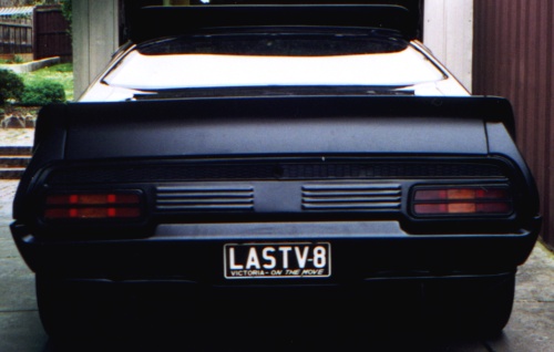 Last V8 Mad Max Interceptor - Rear View