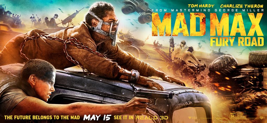 The World Goes Mad. #MADMAX #FURYROAD May 2015. Mad Max Fury Road poster artwork