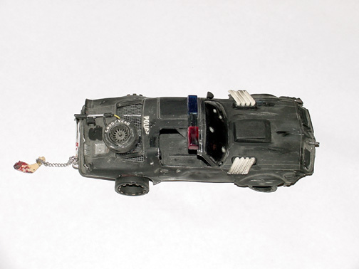 Japanese Mad Police Interceptor, assembled, top view