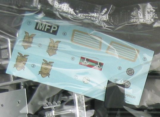 Aoshima Mad Max Interceptor Kit Stickers Decals