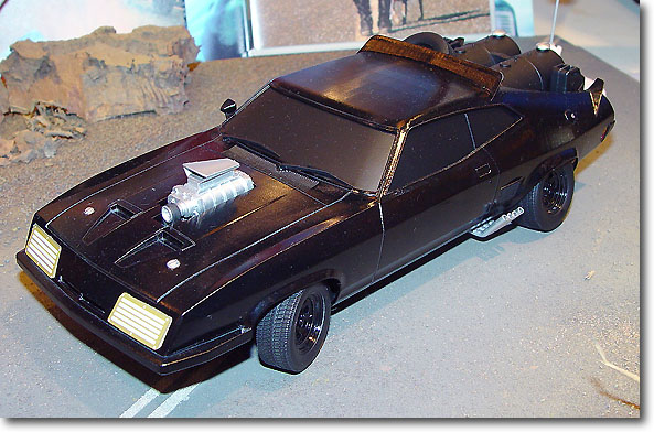 Aoshima Mad Max Interceptor completed display model