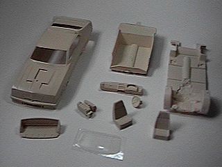Bang Productions / TNT Mad Max Interceptor Model Kit Parts