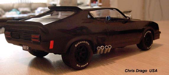 Vision Quest Designs Mad Max Interceptor, rear right profile