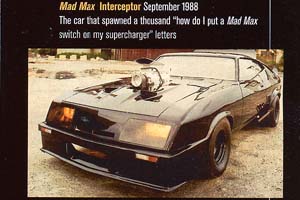 Street Machine, June 2001 - Honorable Mention for the Mad Max Interceptor, page 75